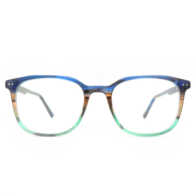 si Moderador calor Montura de acetato para gafas - Caribe blue